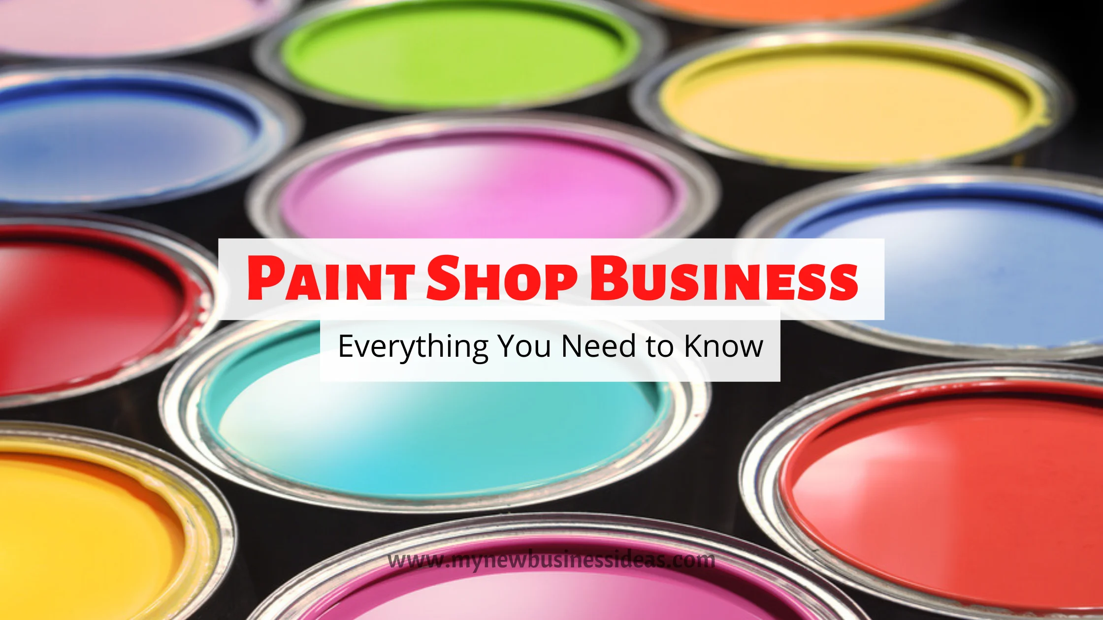 auto paint shop business plan